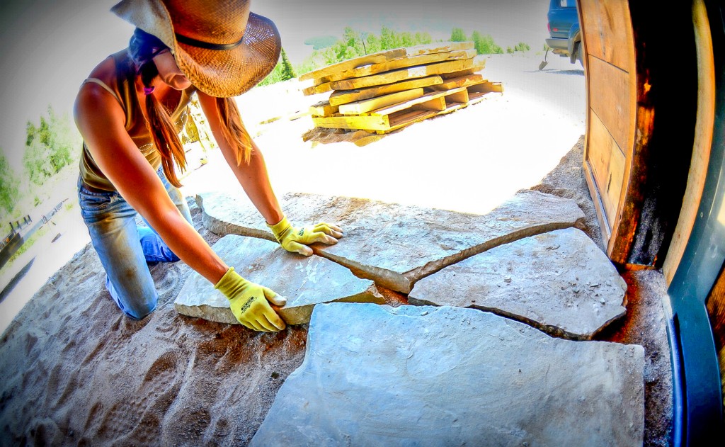 Custom stone work in Crested Butte